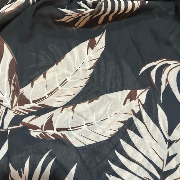 NWT Cupshe Women's Bikini Cover Up Beach Dress Palm Leave Print Size Medium - Picture 5 of 8